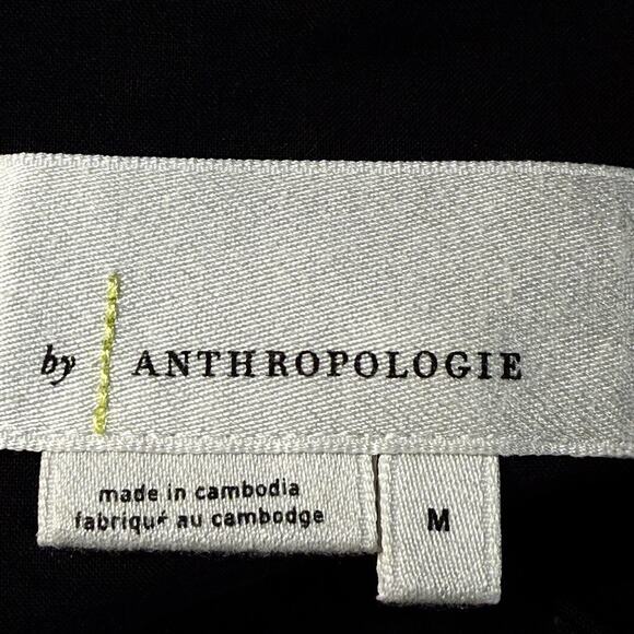 Anthropologie Halsey Black Utility Jumpsuit Sz M Sexy Badass Style Cap Sleeves - Picture 9 of 13